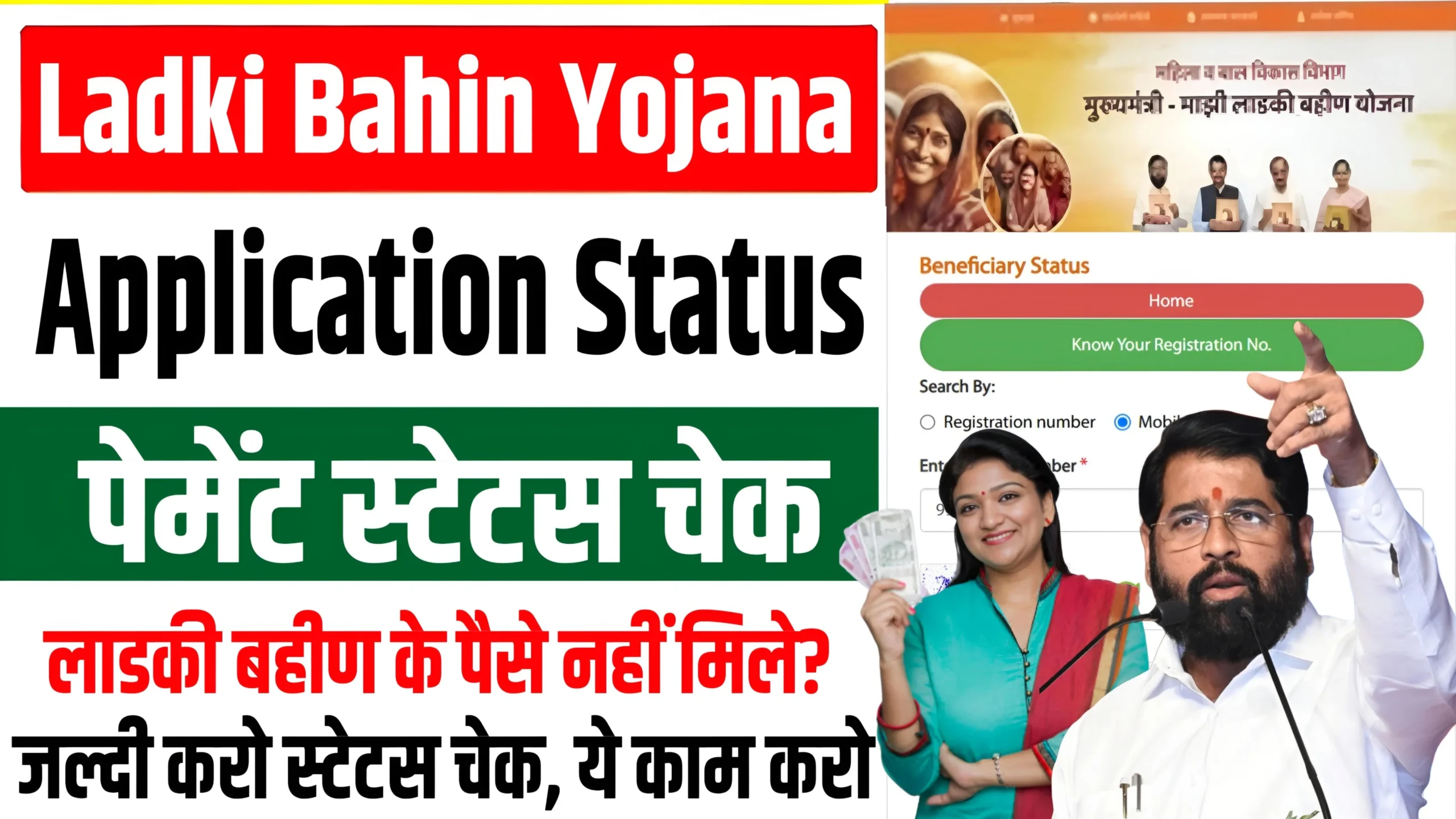 Ladki Bahin Yojana Application Status