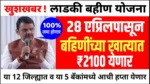 Ladki Bahin Yojana 10th Installment Out