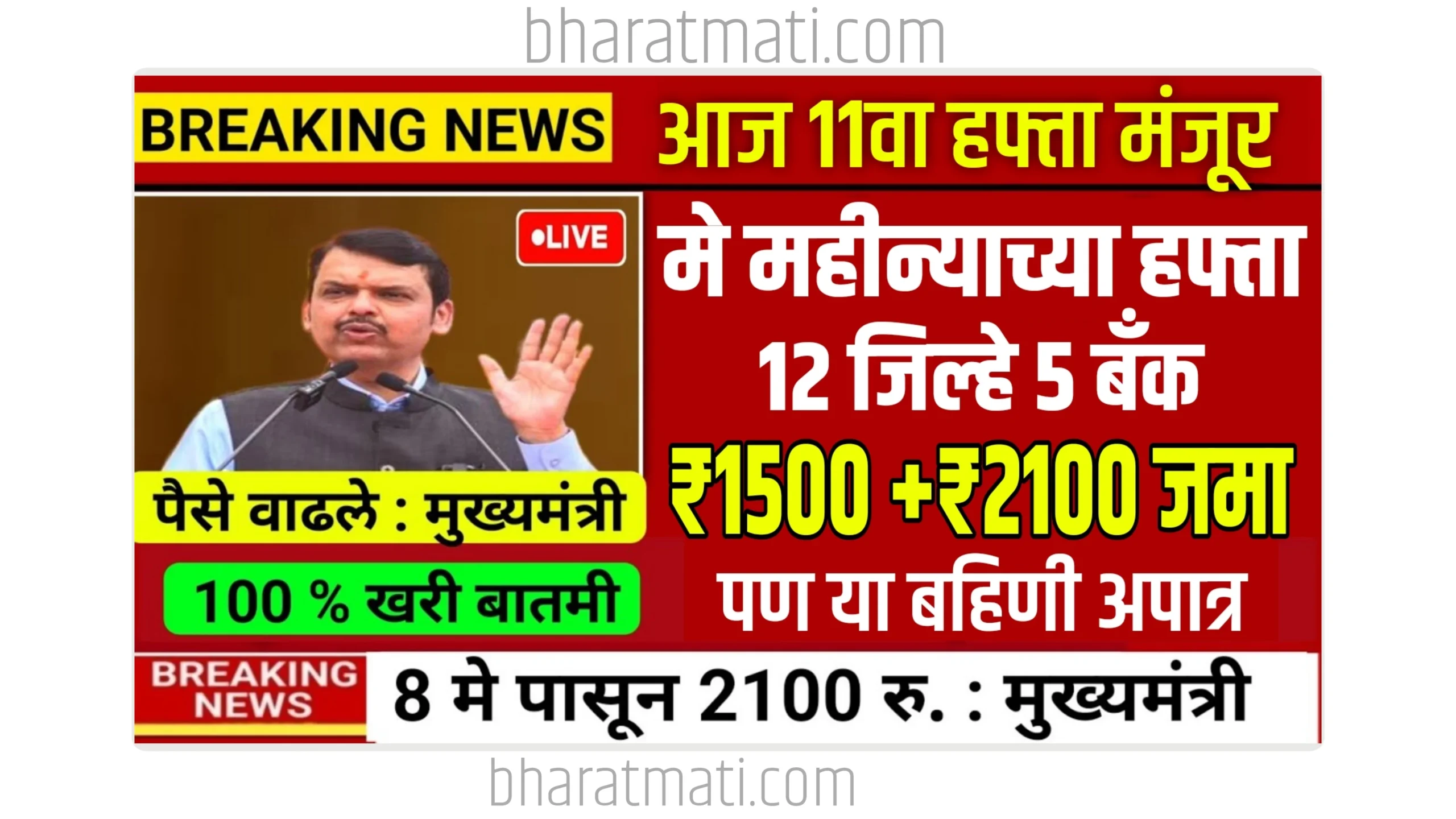 Ladki Bahin Yojana May Hafta