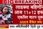 Ladki Bahin Yojana May Installment Release