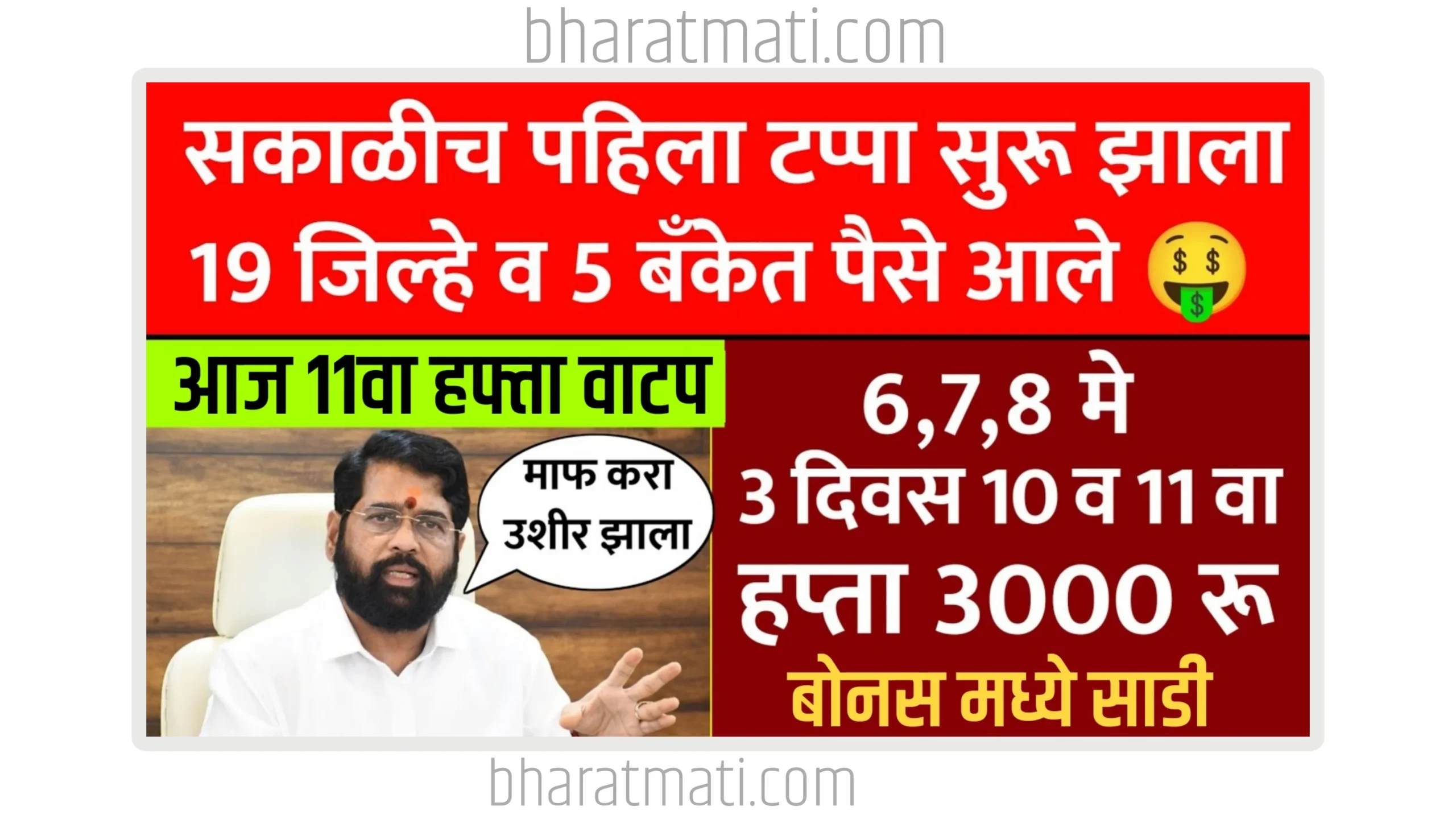 Ladki Bahin Yojana May Installment