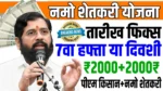Namo Shetkari Yojana 7th Installment Date