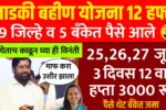 majhi ladki bahin yojana 12th installment update
