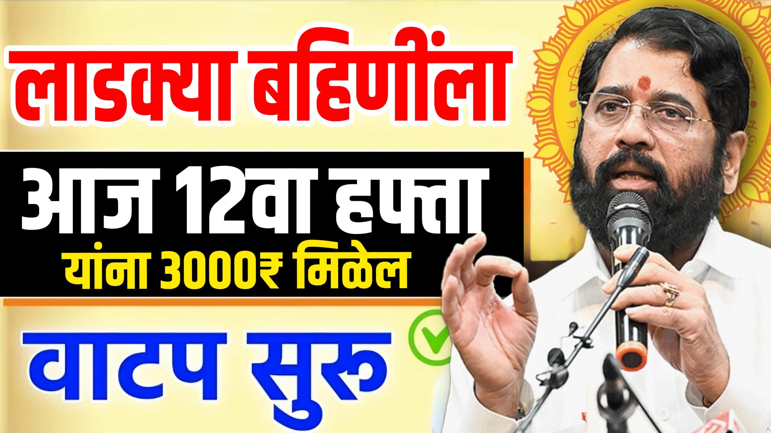 mazi ladki bahin yojana 12 hafta