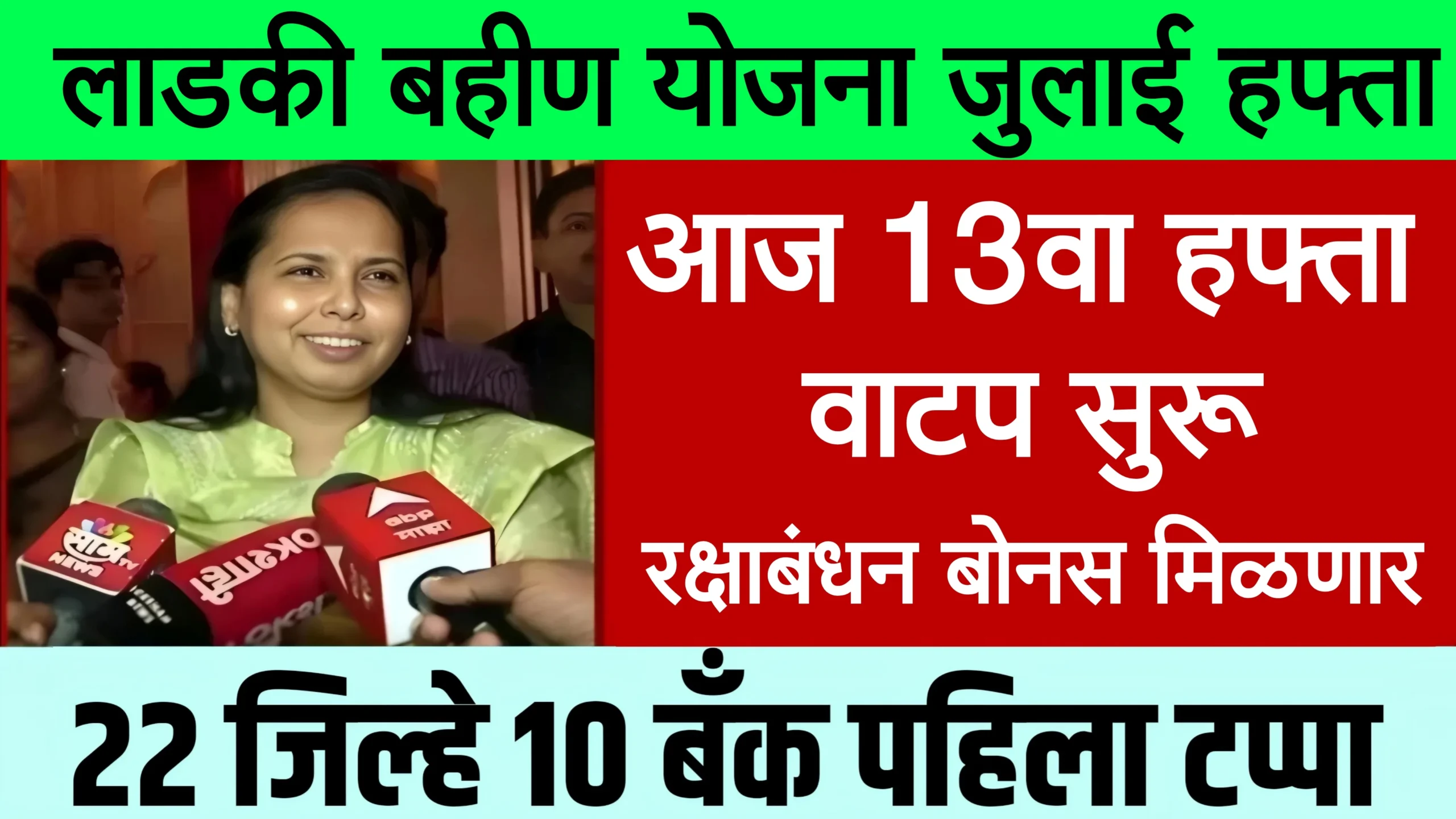 Ladki Bahin Yojana 13th Installment Date Maharashtra