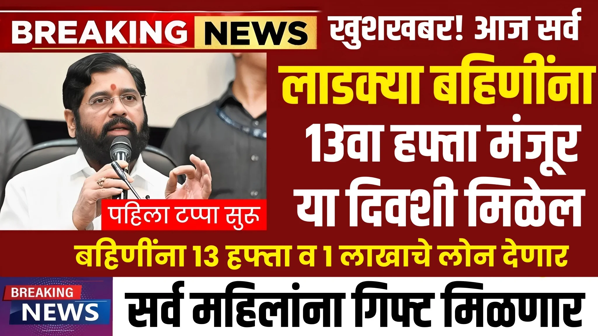 Ladki Bahin Yojana 13th Installment Date