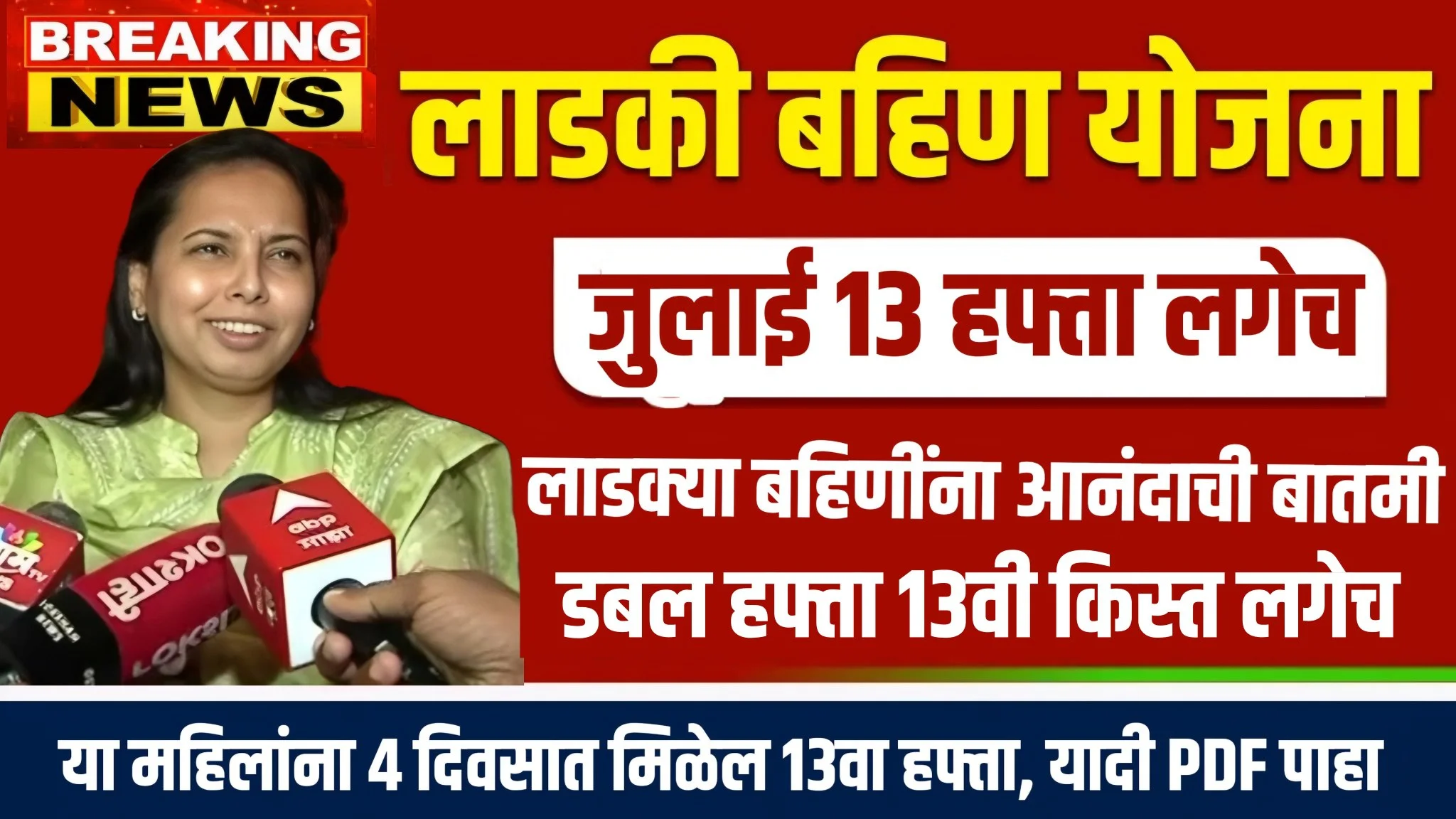 Majhi Ladki Bahin Yojana 13th Installment