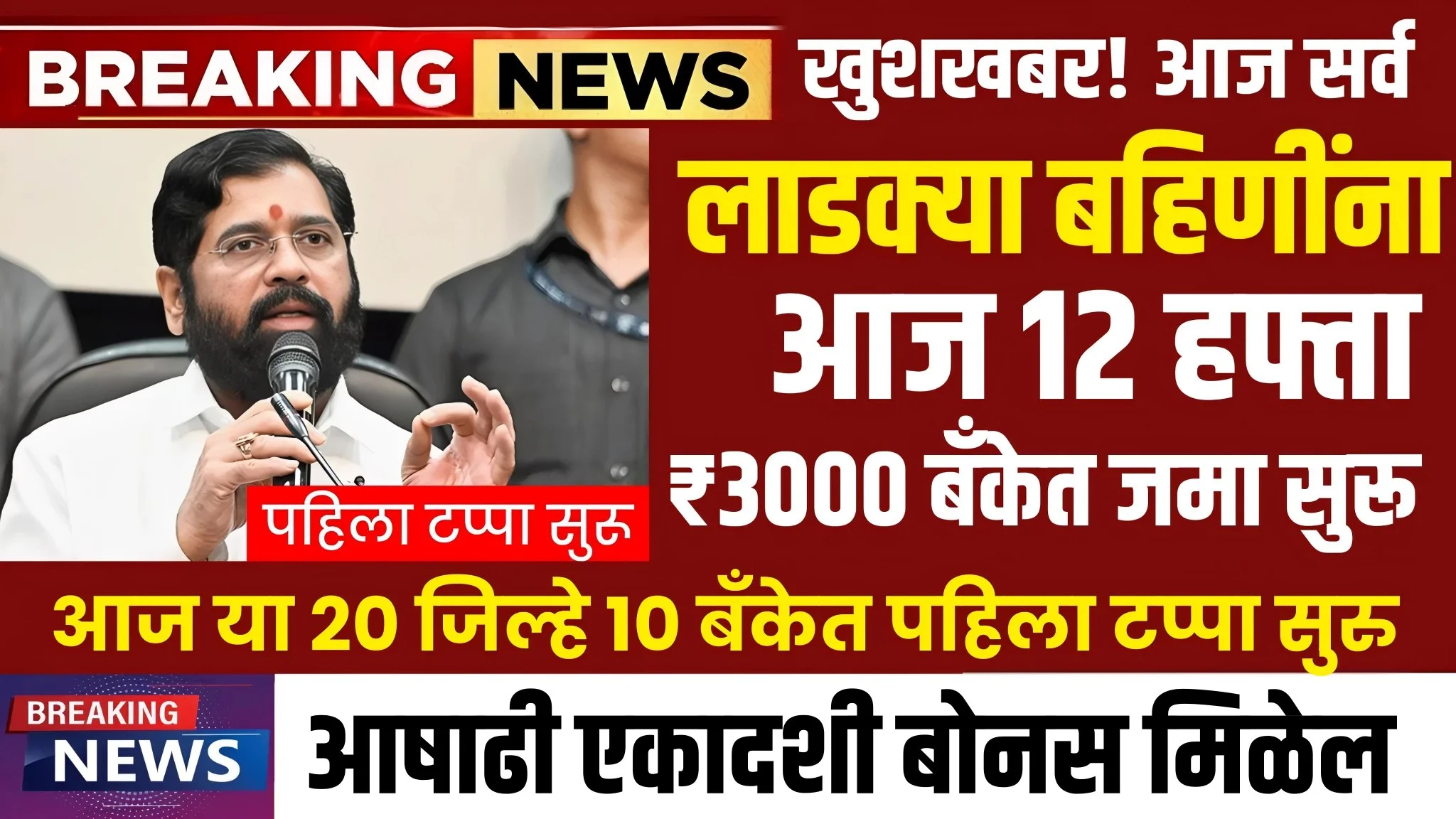 Mazi Ladki Bahin Yojana 12th Installment Update