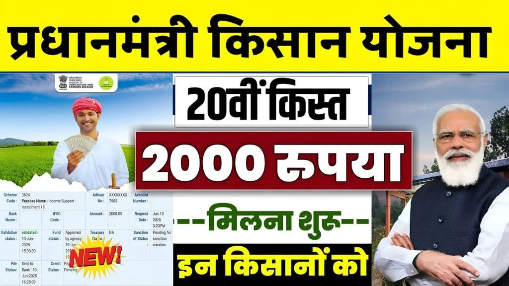 PM Kisan Yojana 20th Installment