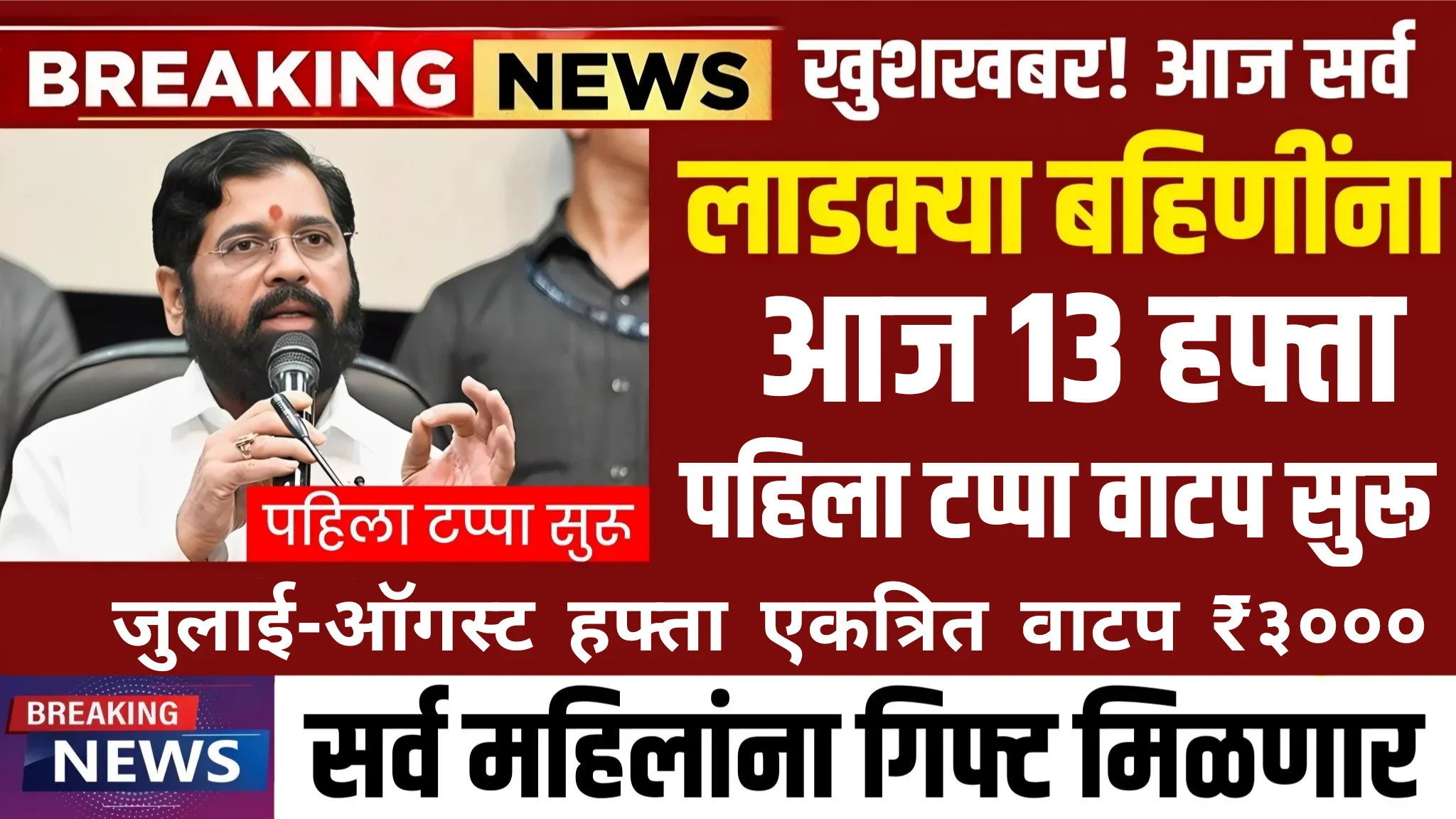 Ladki Bahin Yojana 13 Hafta Release