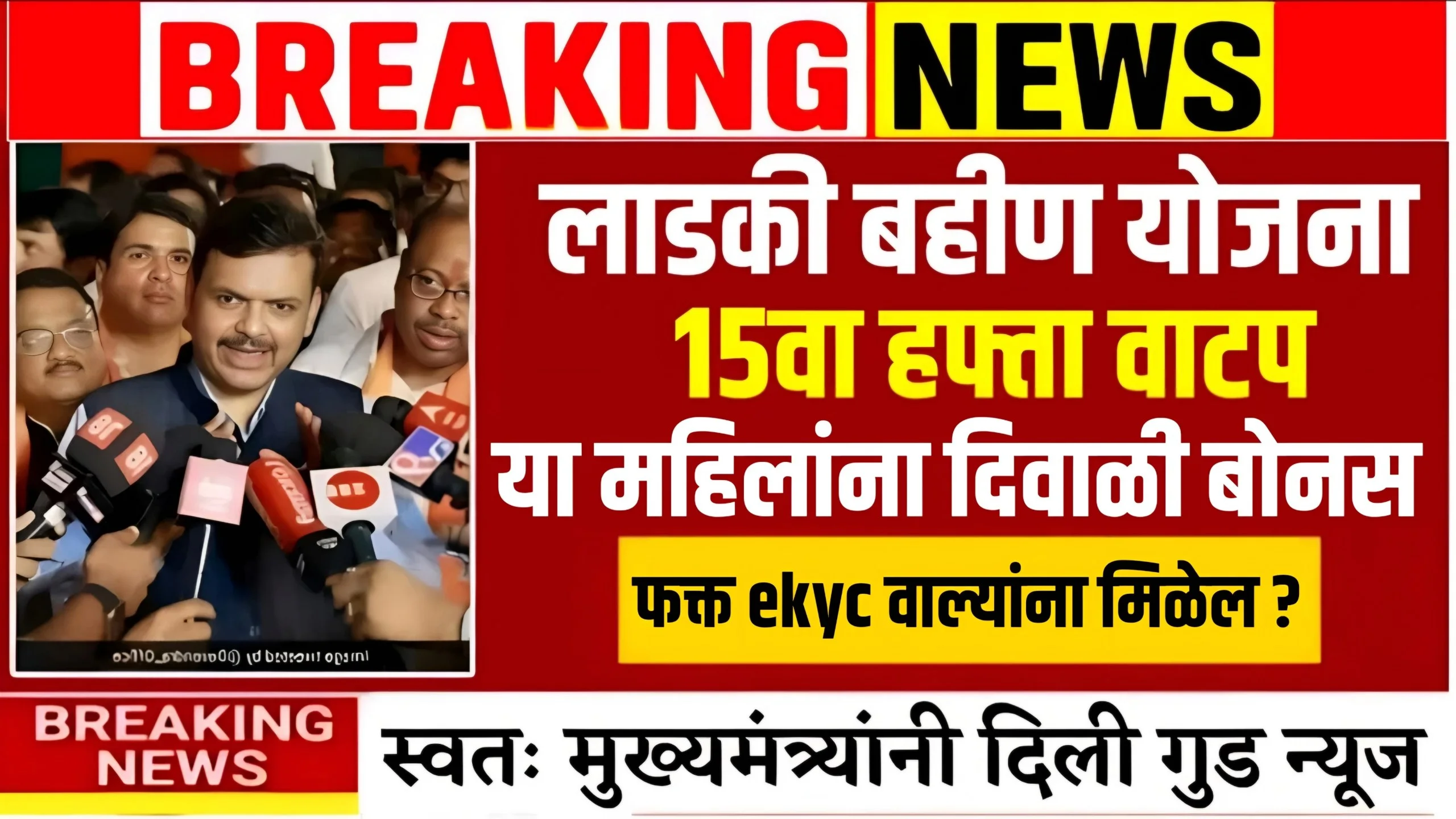 Ladki Bahin Yojana 15th Installment Out